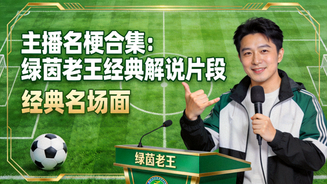 主播名梗合集：绿茵老王经典解说片段封面